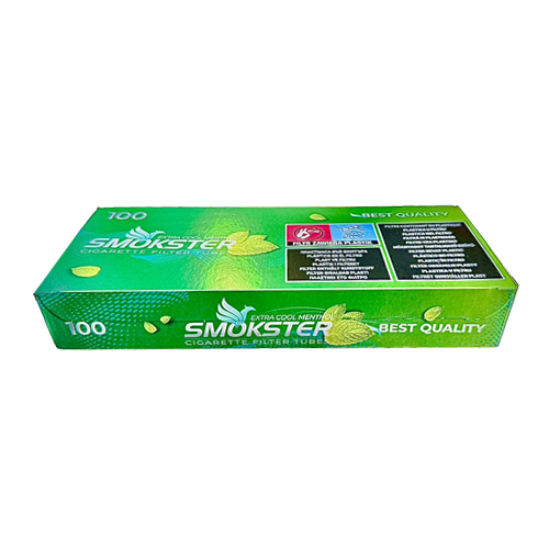 กระดาษมวนเปล่า Smokster100 มวนแบบเย็น กรองยาว 15มม